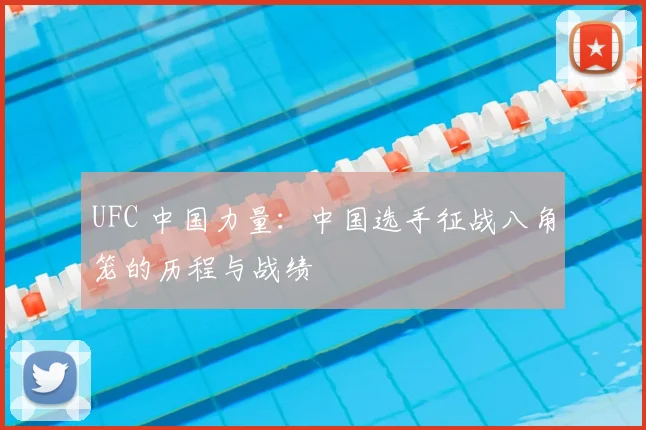 UFC 中国力量:中国选手征战八角笼的历程与战绩
